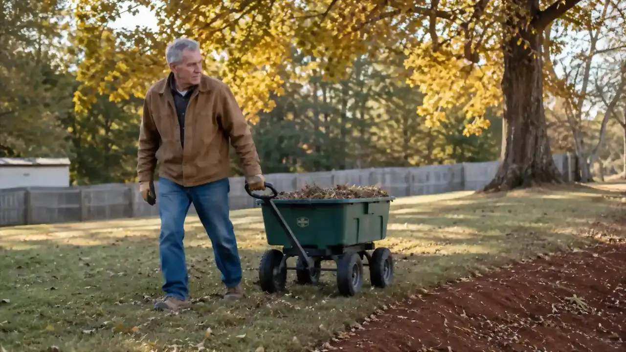 Gorilla Carts Dump Cart Review: Two Falls of Hauling Leaves and Mulch