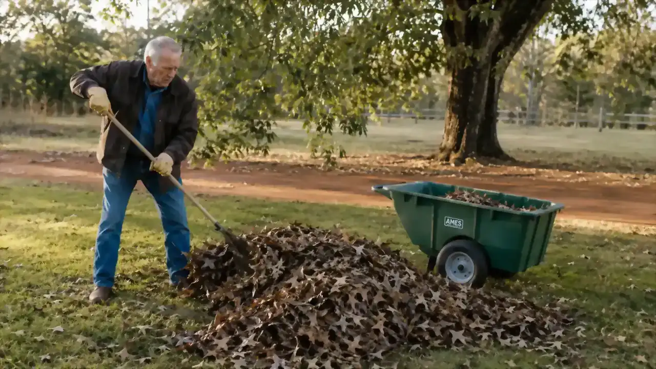 How to Haul Mulch and Leaves With a Garden Cart, Step by Step