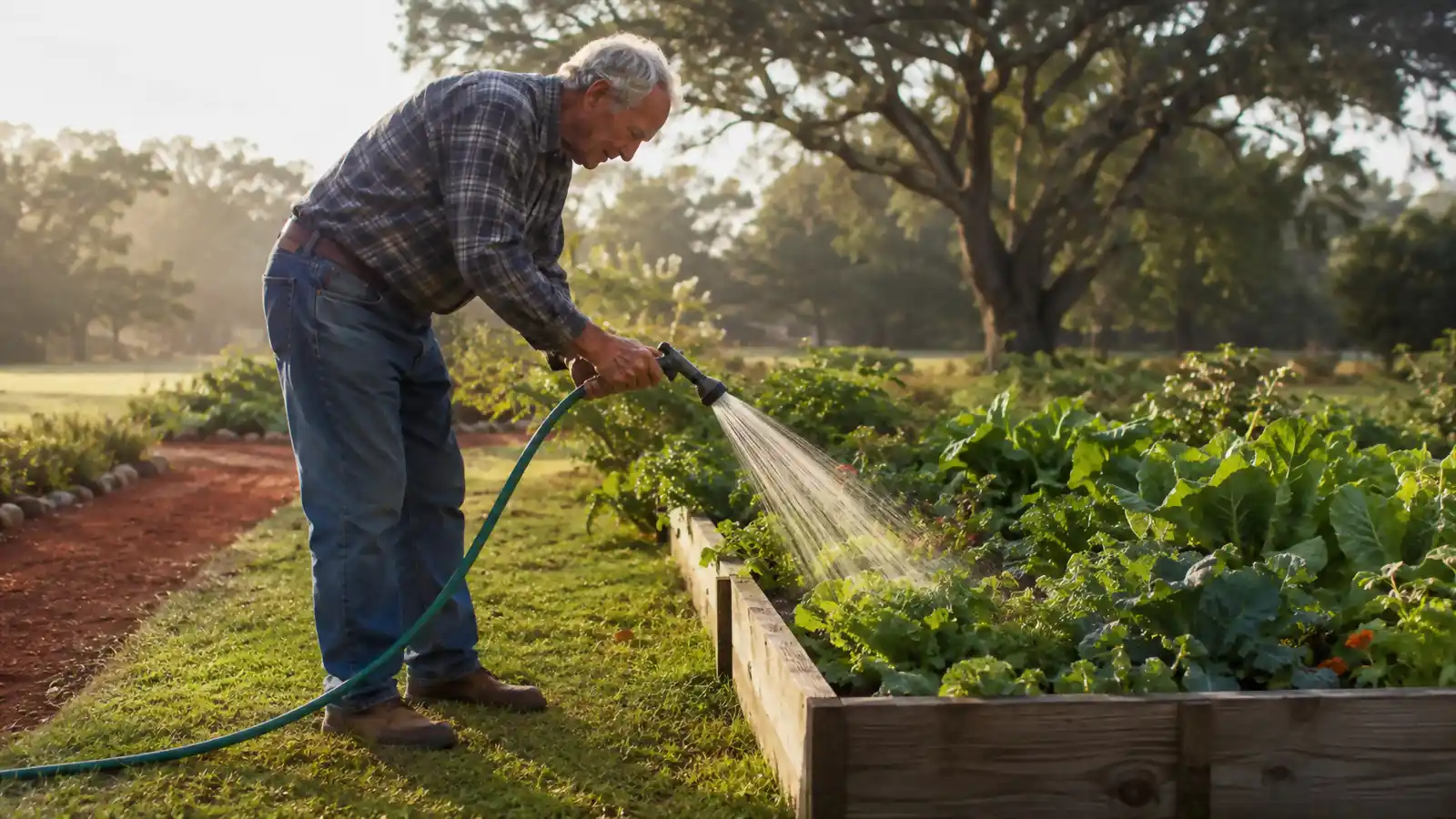 How to Water Garden Beds Without Fighting a Kinked Hose