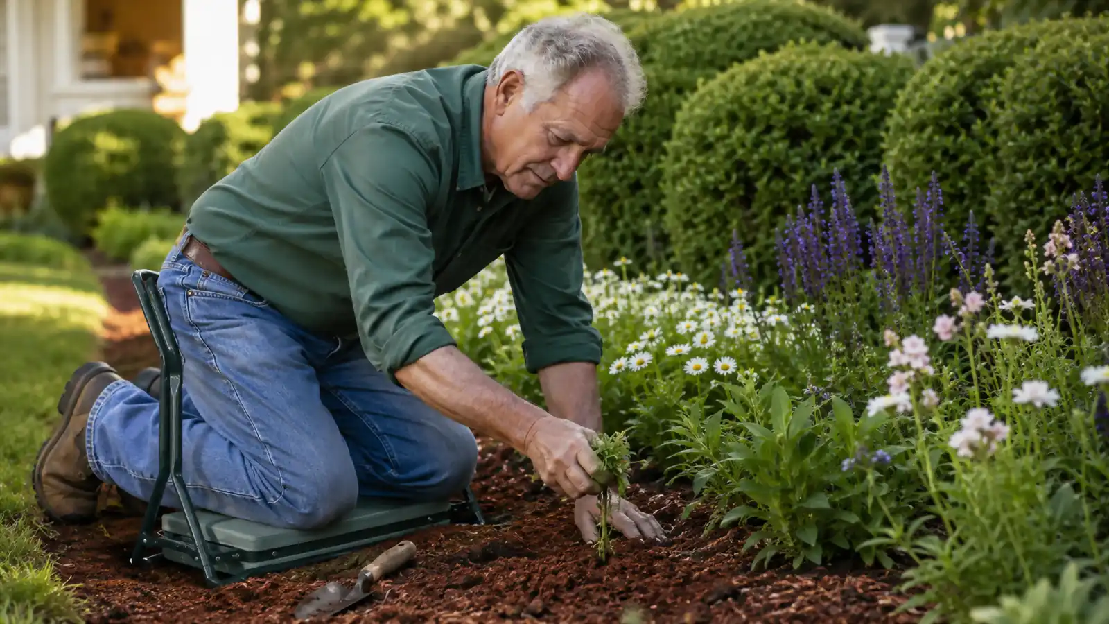 How to Weed Flower Beds Without Wrecking Your Knees
